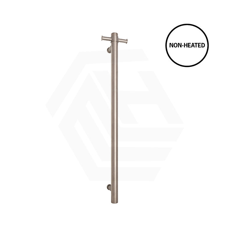ThermoGroup Thermorail 900mm Straight Round Non-Heated Vertical Single Towel Rail Variant Colour Available