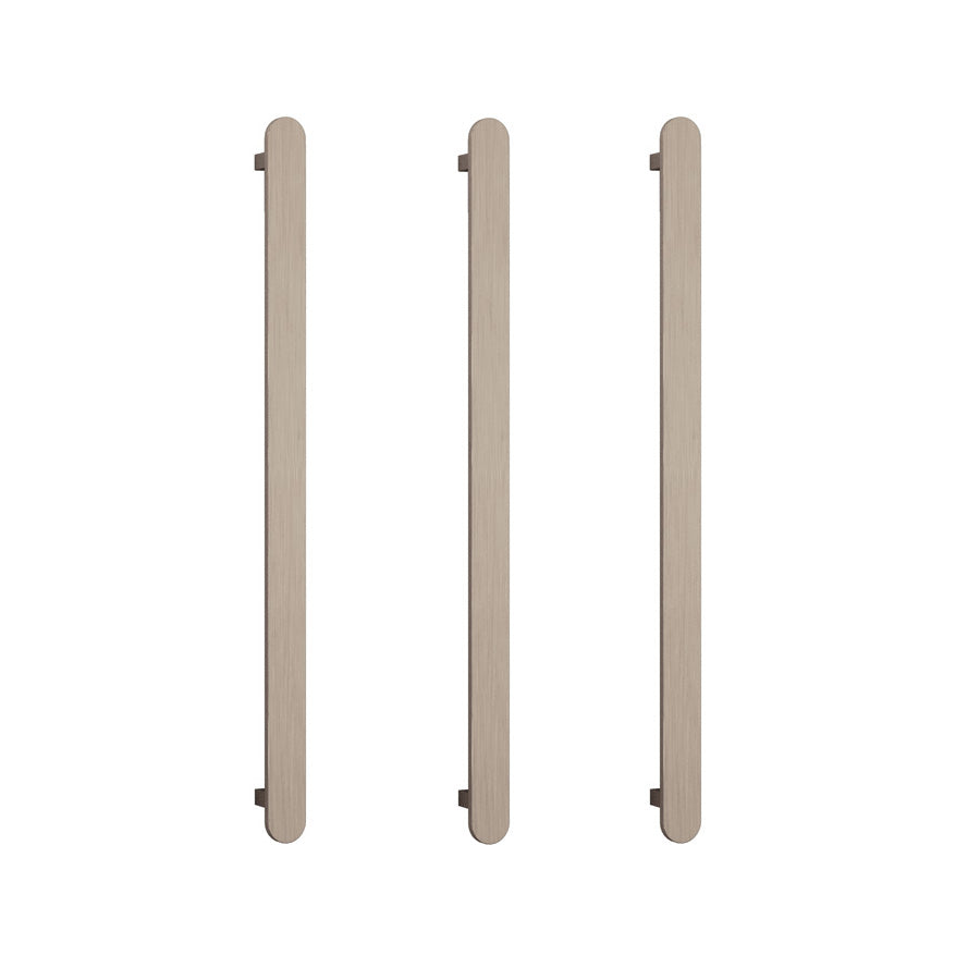 ThermoGroup 12V 900mm Flat Pill Vertical 3 Single Heated Towel Rails Variant Colour Available