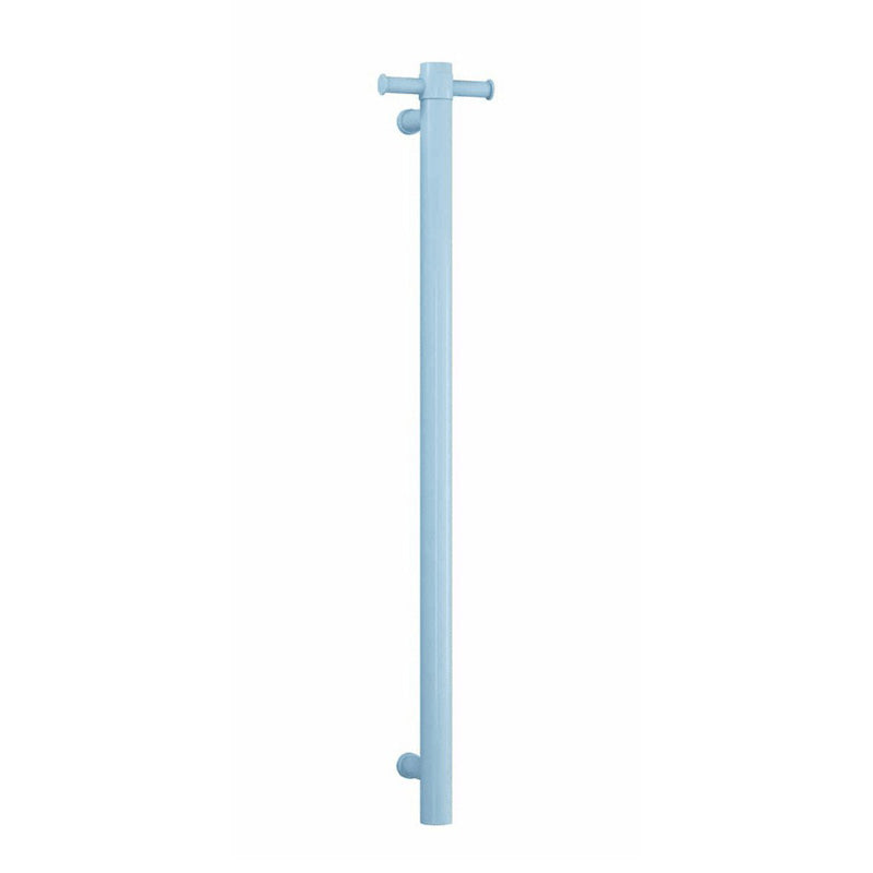 ThermoGroup 12V 900mm Straight Round Vertical Single Heated Towel Rail Variant Colour Available