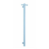 ThermoGroup 12V 900mm Straight Round Vertical Single Heated Towel Rail Variant Colour Available