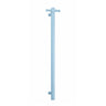 ThermoGroup 12V 900mm Straight Round Vertical Single Heated Towel Rail Variant Colour Available