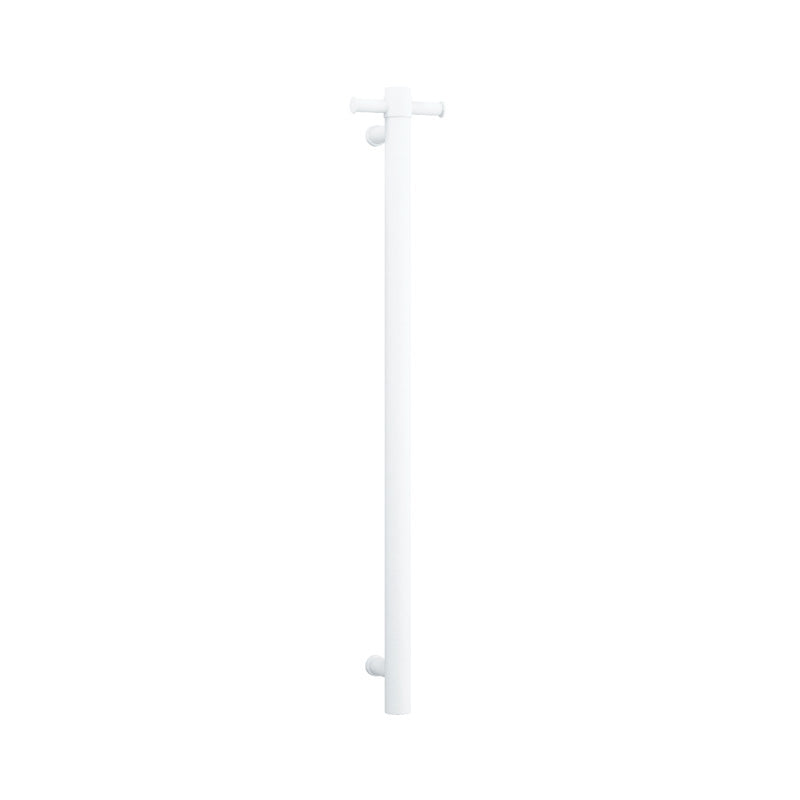 ThermoGroup 12V 900mm Straight Round Vertical Single Heated Towel Rail Variant Colour Available