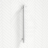 ThermoGroup 12V 900mm Square Vertical Single Bar Heated Towel Rail Variant Colour Available