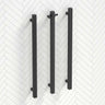 ThermoGroup 12V 900mm Square Vertical 3 Single Heated Towel Rails Variant Colour Available