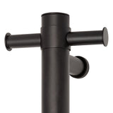 ThermoGroup 240V 900mm Straight Round Vertical Single Heated Towel Rail Variant Colour Available