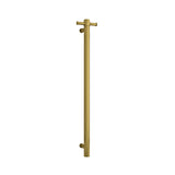 ThermoGroup 240V 900mm Straight Round Vertical Single Heated Towel Rail Variant Colour Available