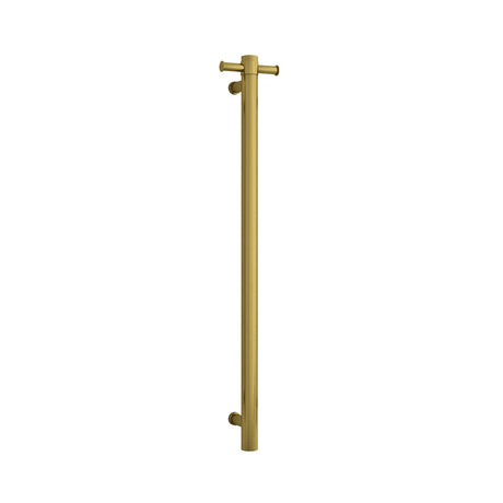 ThermoGroup 240V 900mm Straight Round Vertical Single Heated Towel Rail Variant Colour Available