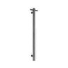 ThermoGroup 240V 900mm Straight Round Vertical Single Heated Towel Rail Variant Colour Available