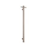 ThermoGroup 240V 900mm Straight Round Vertical Single Heated Towel Rail Variant Colour Available