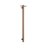 ThermoGroup 240V 900mm Straight Round Vertical Single Heated Towel Rail Variant Colour Available
