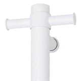 ThermoGroup 240V 900mm Straight Round Vertical Single Heated Towel Rail Variant Colour Available