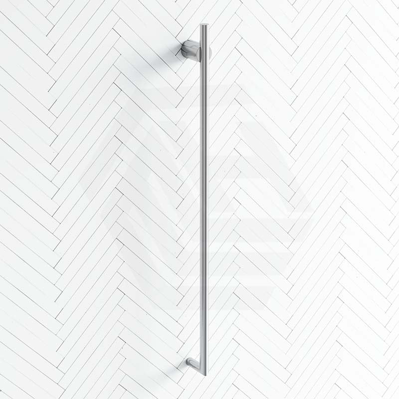 ThermoGroup 240V 900mm Thin Round Vertical Single Heated Towel Rail Variant Colour Available