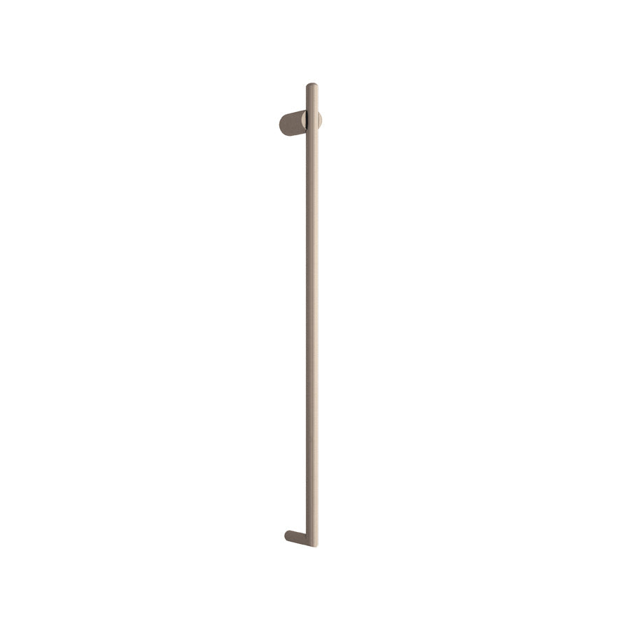 ThermoGroup 240V 900mm Thin Round Vertical Single Heated Towel Rail Variant Colour Available