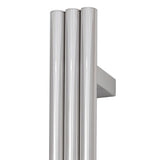 ThermoGroup 12V 900mm Round Triple Tube Vertical Single Heated Towel Rail Variant Colour Available