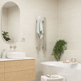 ThermoGroup 12V 900mm Round Triple Tube Vertical Single Heated Towel Rail Variant Colour Available