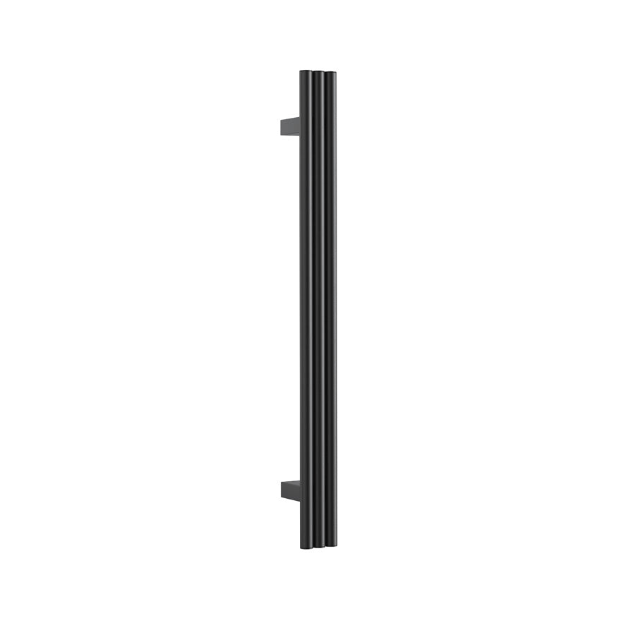 ThermoGroup 12V 900mm Round Triple Tube Vertical Single Heated Towel Rail Variant Colour Available
