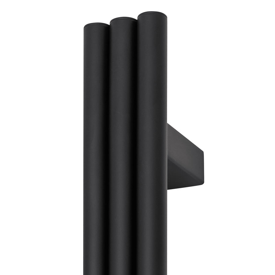 ThermoGroup 12V 900mm Round Triple Tube Vertical Single Heated Towel Rail Variant Colour Available