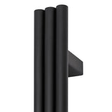 ThermoGroup 12V 900mm Round Triple Tube Vertical Single Heated Towel Rail Variant Colour Available