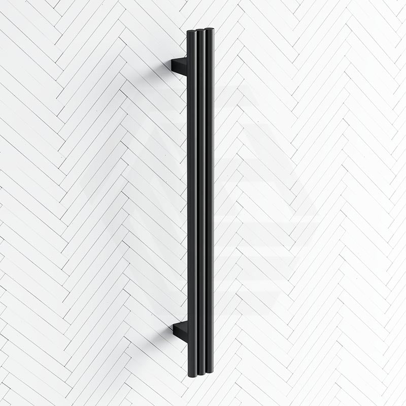 ThermoGroup 12V 900mm Round Triple Tube Vertical Single Heated Towel Rail Variant Colour Available