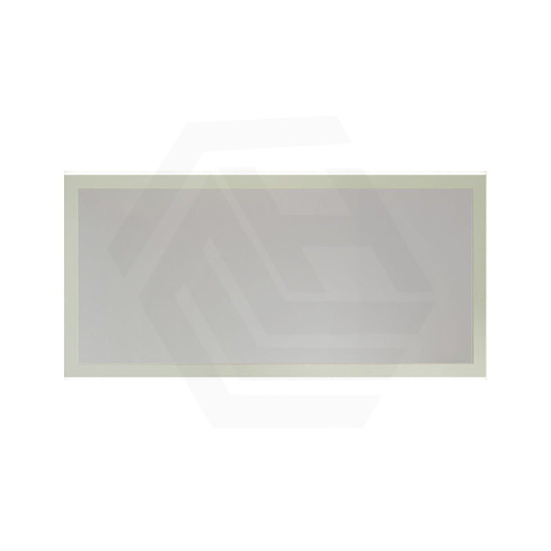 600/750/900/1200/1500mm Timberline Miami Rectangle MDF Board Framed Wall Mirror - White Satin