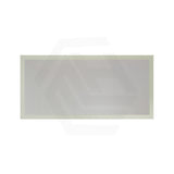 600/750/900/1200/1500mm Timberline Miami Rectangle MDF Board Framed Wall Mirror - White Satin