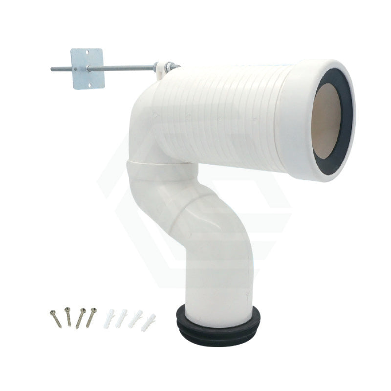 Toilet Suite S Trap Universal Extended Pan Connector 190Mm Cut Lines