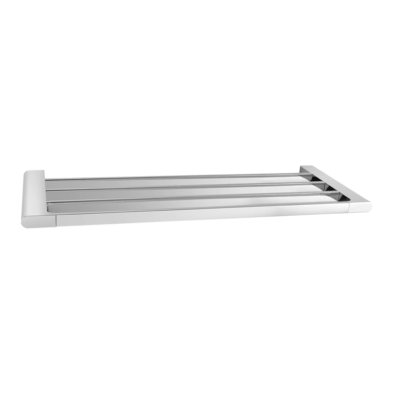Quavo Chrome Towel Rack 600mm Brass 4 Bars Wall Mounted Bathroom Products