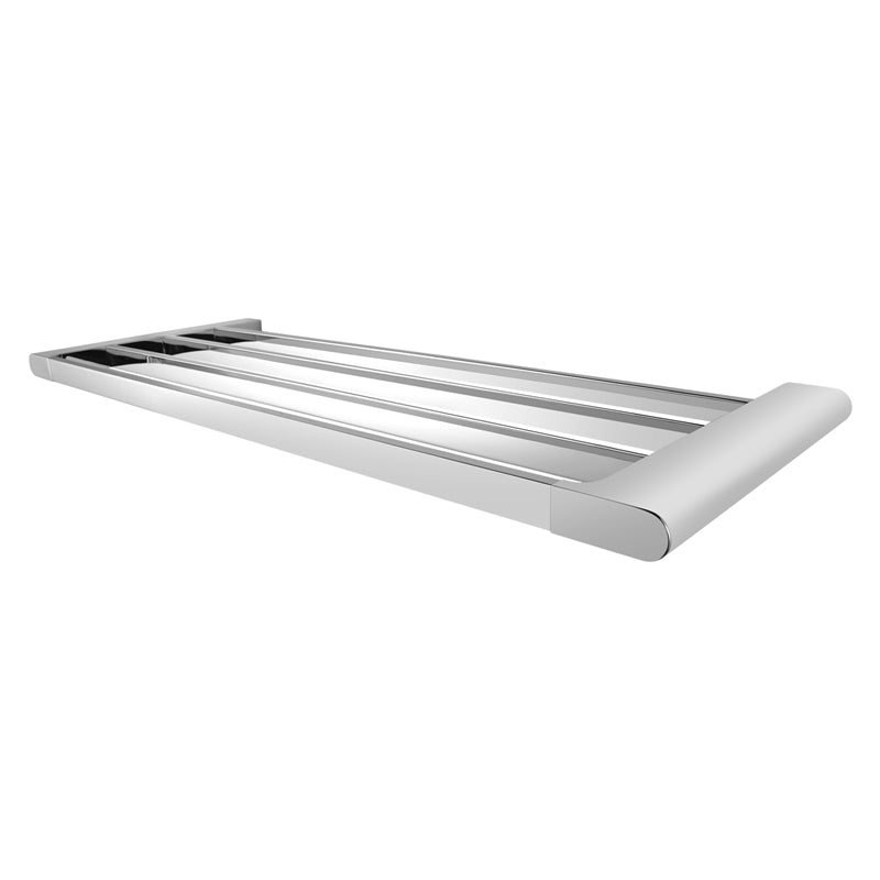 Quavo Chrome Towel Rack 600mm Brass 4 Bars Wall Mounted Bathroom Products