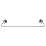 Zevi 600mm Self Adhesive Chrome Single Towel Rail Stainless Steel 304 Wall Mounted Drill Free