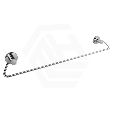 Zevi 600mm Self Adhesive Chrome Single Towel Rail Stainless Steel 304 Wall Mounted Drill Free
