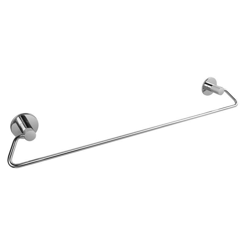 Zevi 600mm Self Adhesive Chrome Single Towel Rail Stainless Steel 304 Wall Mounted Drill Free