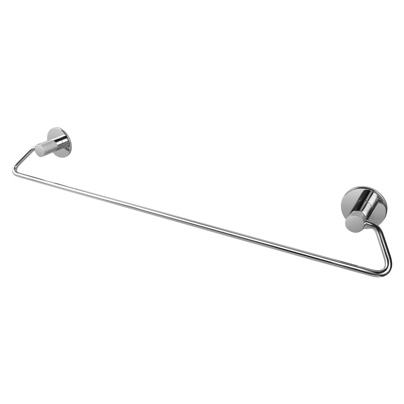 Zevi 600mm Self Adhesive Chrome Single Towel Rail Stainless Steel 304 Wall Mounted Drill Free