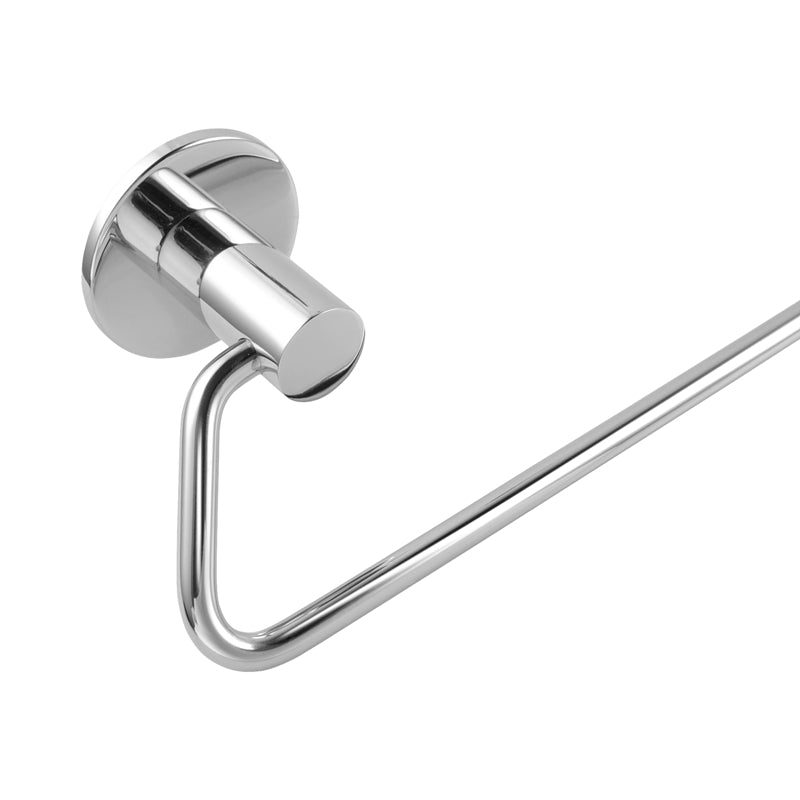 Zevi 600mm Self Adhesive Chrome Single Towel Rail Stainless Steel 304 Wall Mounted Drill Free