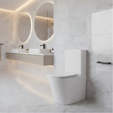 Rimless Back to Wall Toilet Suite 620x370x820mm - Gloss White