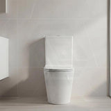 Bathroom Rimless Tornado Toilet Suite Comfort Height Back To Wall 670x360x870mm - Variant Colour