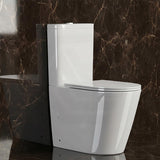 Bathroom Rimless Tornado Toilet Suite Comfort Height Back To Wall 670x360x870mm - Variant Colour