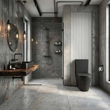 Bathroom Rimless Tornado Toilet Suite Comfort Height Back To Wall 670x360x870mm - Variant Colour