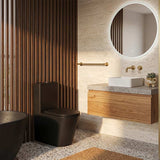 Bathroom Rimless Tornado Toilet Suite Comfort Height Back To Wall 670x360x870mm - Variant Colour
