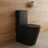 Bathroom Rimless Tornado Toilet Suite Comfort Height Back To Wall 670x360x870mm - Variant Colour