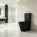 Bathroom Rimless Tornado Toilet Suite Comfort Height Back To Wall 670x360x870mm - Variant Colour