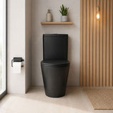 Bathroom Rimless Tornado Toilet Suite Comfort Height Back To Wall 670x360x870mm - Variant Colour