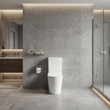 Bathroom Rimless Tornado Toilet Suite Comfort Height Back To Wall 670x360x870mm - Variant Colour
