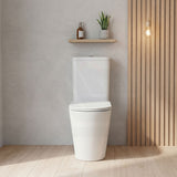 Bathroom Rimless Tornado Toilet Suite Comfort Height Back To Wall 670x360x870mm - Variant Colour