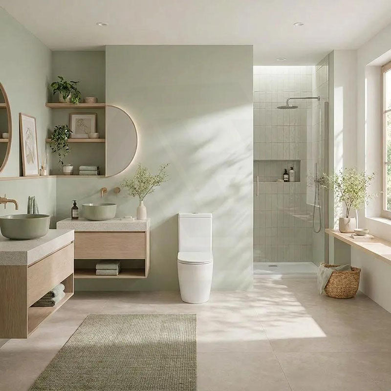 Rimless Tornado Back to Wall Toilet Suite Compact Design 630x390x840mm - Gloss White