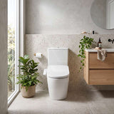 Rimless / Rimless Tornado Toilet Suite with DAELIMBATH Ultra Slim Bidet Seat - Remote or Side Panel Control