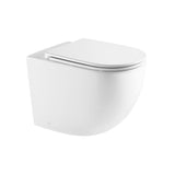 Geberit Sigma8 Inwall Concealed Cistern and Rimless Wall Faced Toilet Pan with Push Button SET