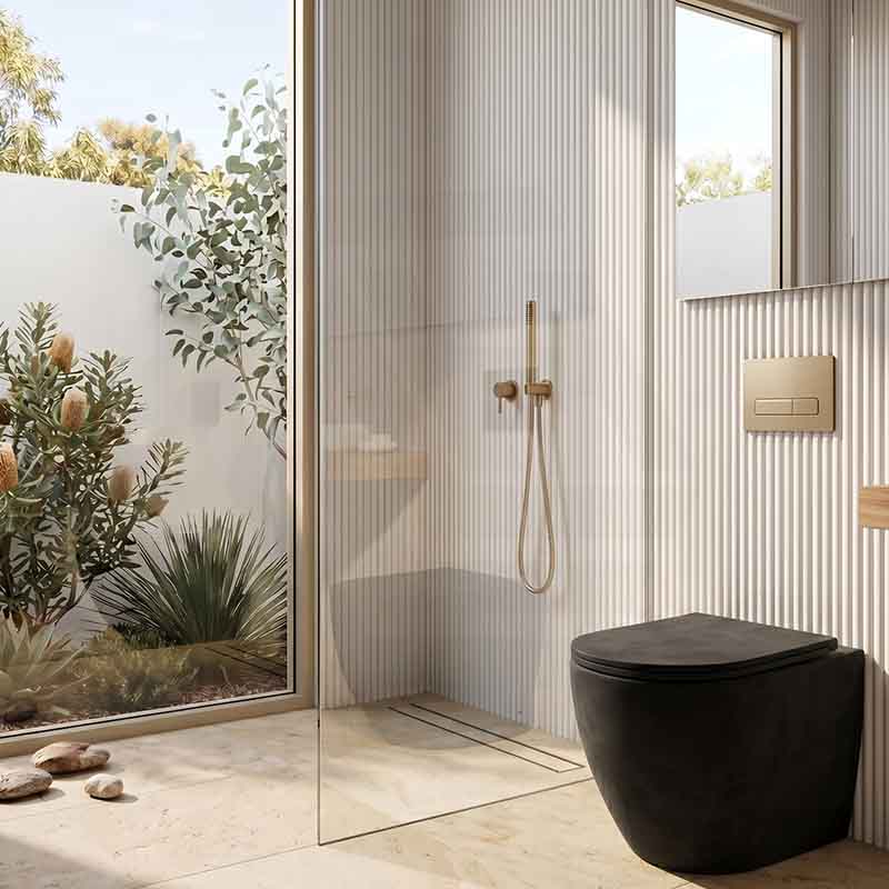 Bathroom Toilet Wall Floor Faced Pan With Tornado Rimless Flushing Technology 570x360x400mm - Variant Colour