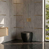 Bathroom Toilet Wall Floor Faced Pan With Tornado Rimless Flushing Technology 570x360x400mm - Variant Colour