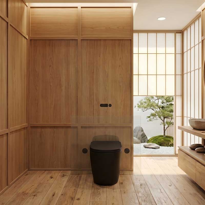 Bathroom Toilet Wall Floor Faced Pan With Tornado Rimless Flushing Technology 570x360x400mm - Variant Colour