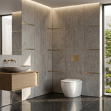 Bathroom Toilet Wall Floor Faced Pan Only With Tornado Rimless Flushing Technology 570x360x400mm - Variant Colour